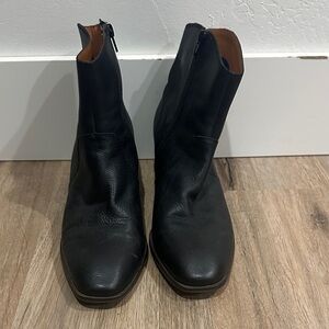 Lucky Brand Black Ankle Boots